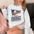 Pat's Pocket Pancakes Flag Baseball On Pancake Unisex Hoodie Pat's Pocket Pancakes Flag Baseball On Pancake Unisex Hoodie