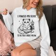 You Pawsed Here Cat Books Coffee I Paused My Book To Be Here Unisex Hoodie