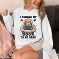 You Pawsed Here Dog Books Lovers I Paused My Book To Be Here Unisex Hoodie You Pawsed Here Dog Books Lovers I Paused My Book To Be Here Unisex Hoodie