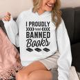 I Proudly Read Banned Books Librarian Literary Advocate Unisex Hoodie