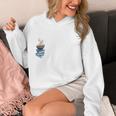 Puggle Avid Book Reader Dog Mom Unisex Hoodie