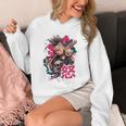 Punk Girl With Anger Kanji And Baseball Bat Unisex Hoodie Punk Girl With Anger Kanji And Baseball Bat Unisex Hoodie