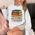 Read & Bookish Since 1776 Books Patriot 4th Of July Unisex Hoodie