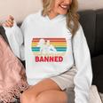 I Read Banned Book Bookworm Reader Nerd Bookish Librarian Unisex Hoodie