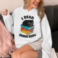 I Read Banned Books Tshirt Cat Reader Bookworm Women Unisex Hoodie