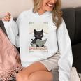 Read Banned Books Drink Coffee Fight Evil Cat Free Speech Unisex Hoodie