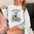 Read Books Be Kind Stay Weird Skeleton Reading Book Lover Unisex Hoodie