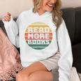 Read More Books Retro Vintage Book Lover Premium Tri-Blend Unisex Hoodie Read More Books Retro Vintage Book Lover Premium Tri-Blend Unisex Hoodie