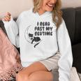 I Read Past My Bedtime Reading Cat Book Lover Unisex Hoodie I Read Past My Bedtime Reading Cat Book Lover Unisex Hoodie