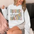 Readers Are Leaders Reading Book Lovers Teacher Women Kids Unisex Hoodie