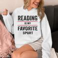 Reading Is My Favorite Sport Book Lover Quote Unisex Hoodie Reading Is My Favorite Sport Book Lover Quote Unisex Hoodie