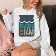 Reading Is My Jam Book Lover And Reading Teacher Unisex Hoodie