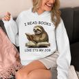 Reading I Read Books Like Its My JobSloth Animal Unisex Hoodie Reading I Read Books Like Its My JobSloth Animal Unisex Hoodie