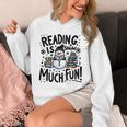 Reading Is Snow Much Fun Winter Bookworm Loves Reading Book Unisex Hoodie
