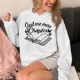 Reading Women Girls Just One More Chapter Book Lover Unisex Hoodie