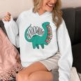 Readosaurus Cute Dinosaur Reading Books Reading Unisex Hoodie