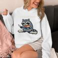 I Require Books Raccoon Unisex Hoodie