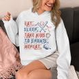 Retro Eat Sleep Take Kids To Sports Repeat Game Day Baseball Unisex Hoodie Retro Eat Sleep Take Kids To Sports Repeat Game Day Baseball Unisex Hoodie