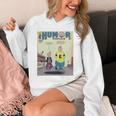 Retro Vintage Distressed Comic Book Humor Original Print Unisex Hoodie
