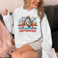 San Francisco Cat Golden Gate Bridge Book Lover Premium Tri-Blend Unisex Hoodie