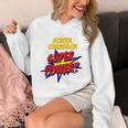 School Counselor Teacher Superhero Superpower Comic Book Premium Tri-Blend Unisex Hoodie
