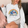 Shark Reading Is Jawsome Book Rainbow Kid Boys Toddler Unisex Hoodie Shark Reading Is Jawsome Book Rainbow Kid Boys Toddler Unisex Hoodie