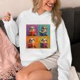 Sloth Love Reading And Sloths Child Book Lover Premium Tri-Blend Unisex Hoodie