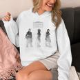 Star Wars The Book Of Boba Fett Fennec Painted Sketches Unisex Hoodie