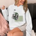 Star Wars The Book Of Boba Fett Minimalist Helmet Unisex Hoodie