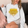 Strike Out Childhood Cancer Boys Baseball Drip Gold Ribbon Unisex Hoodie