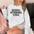 Vintage Baseball Withdrawal Is Real Premium Tri-Blend Unisex Hoodie Vintage Baseball Withdrawal Is Real Premium Tri-Blend Unisex Hoodie