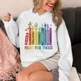 Women Book Flower Fight For Those Without Your Privilege Unisex Hoodie