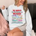 Women's Book Lover 10 Ways To Become a Reader Quote Unisex Hoodie Women's Book Lover 10 Ways To Become a Reader Quote Unisex Hoodie
