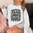 Women's Read Smore Books Camping Reading Unisex Hoodie Women's Read Smore Books Camping Reading Unisex Hoodie