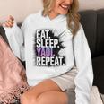 Yaoi Eat Sleep Repeat Manga Anime Book Premium Tri-Blend Unisex Hoodie