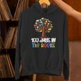 100 Days In The Books Tree Of Knowledge 100th Day Of School Unisex Hoodie