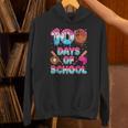 100 Days Of School Baseball Donut Dripping Teacher Boys Kids Unisex Hoodie