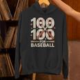 100 Days Of School Baseball Love Valentine’s Day Men Women Unisex Hoodie