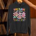 100th Day Of School Teacher 100 Days Coffee Books Unisex Hoodie