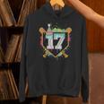 17th Birthday Baseball Drip Number 17 Year Old Birthday Boy Unisex Hoodie