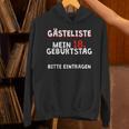18th Birthday Guest List Guest Book Years T-Shirt Unisex Hoodie