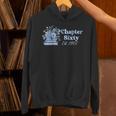 1966 Chapter Sixty 60th Birthday Blue Toile Floral Book Unisex Hoodie 1966 Chapter Sixty 60th Birthday Blue Toile Floral Book Unisex Hoodie