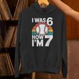 I Was 6 Now Im 7 Baseball Birthday Age 7 Unisex Hoodie I Was 6 Now Im 7 Baseball Birthday Age 7 Unisex Hoodie
