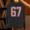 6 7 Number 67 Baseball Meme Tee For Women Unisex Hoodie