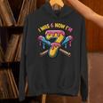 I Was 6 Now I'm 7 Dripping Ice Cream Baseball 67 Drip Unisex Hoodie