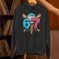67 Baseball Ice Cream Drip Player Unisex Hoodie