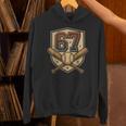 67 Baseball Meme Vintage Sports Crest Retro 67 Player Unisex Hoodie
