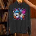 7th Birthday I Was 6 Now I'm 7 Baseball Ice Cream Drip Unisex Hoodie