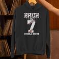 7th Birthday Baseball Bruh I'm 7 Double Digits 7 Years Old Unisex Hoodie
