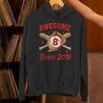 8 Year Old Boys Awesome Since 2018 Baseball Birthday Unisex Hoodie
